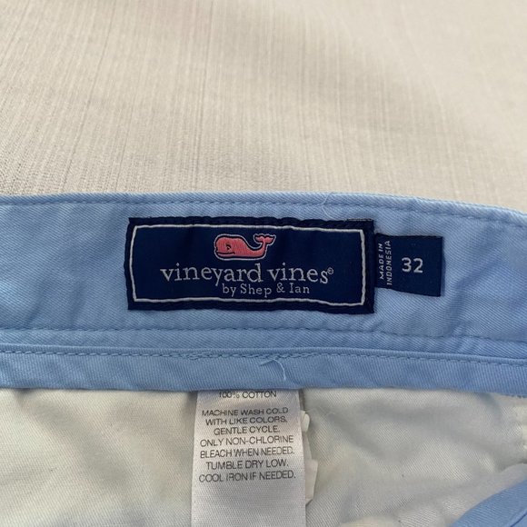 Vineyard Vines Men's Club Short Light Blue Size 32 - Picture 3 of 6